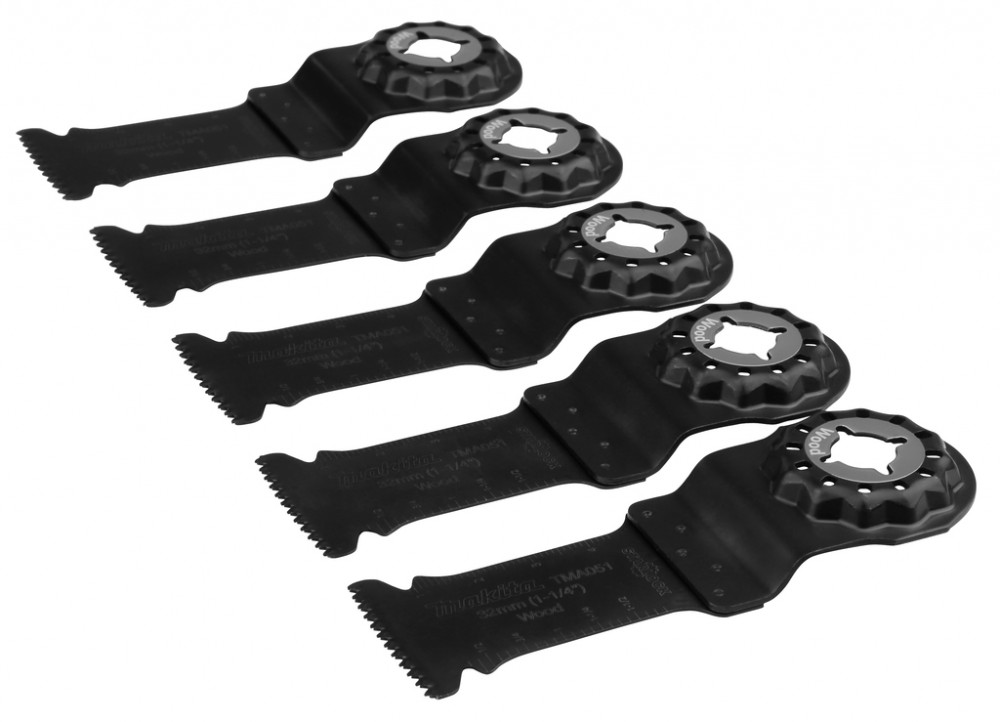 ใบตัดเอนกประสงค์ ชุด 5 ใบ MAKITA TMA051 ขนาด 32x50mm. (B-64858-5) (STARLOCK) Multipurpose cutting blade