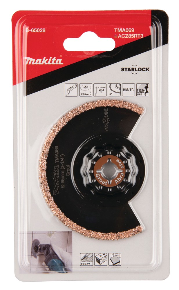 ใบมัลติทูล ใบเซาะร่องเอนกประสงค์ MAKITA TMA069 ขนาด 85mm. (B-65028) (STARLOCK)
