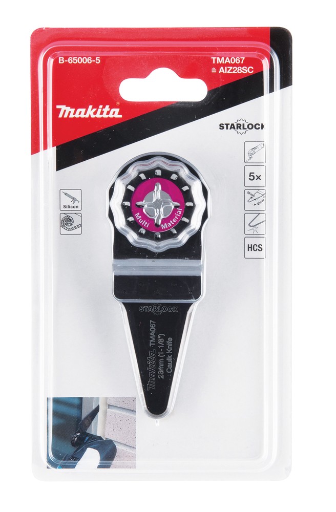 ใบมัลติทูล ใบตัดซิลิโคนเอนกประสงค์ MAKITA TMA067 ขนาด 28×40mm. (B-65006-5) (STARLOCK)