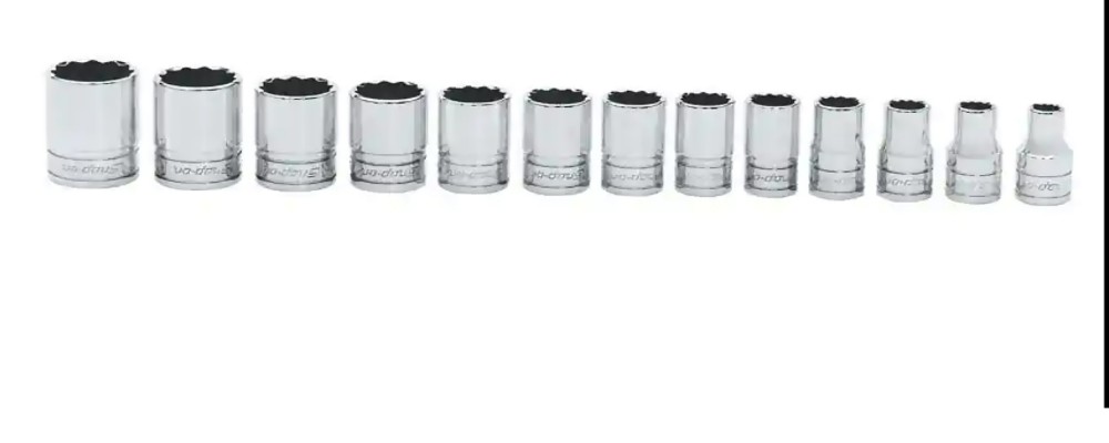 ชุดลูกบล็อกสั้น 13 ชิ้น ขนาด 1/2 นิ้ว Snap-On 313SWYA (3/8-1-1/8 นิ้ว)