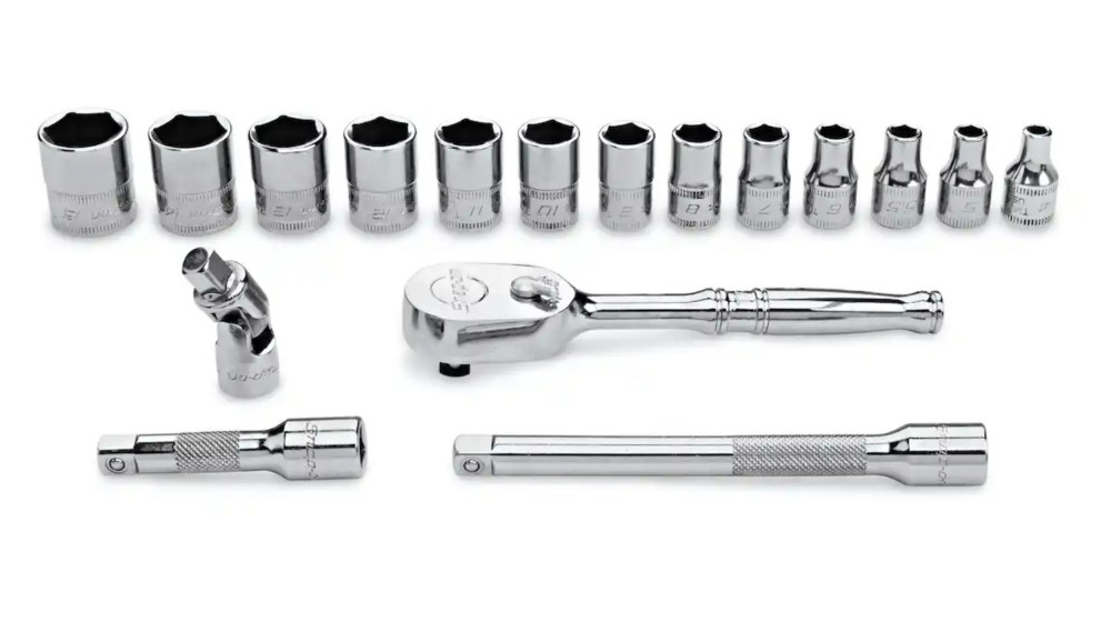 ชุดบล็อกสั้น 17 ชิ้น 6 เหลี่ยม Snap-On 117TMM Metric Starter Set ขนาด 1/4 นิ้ว