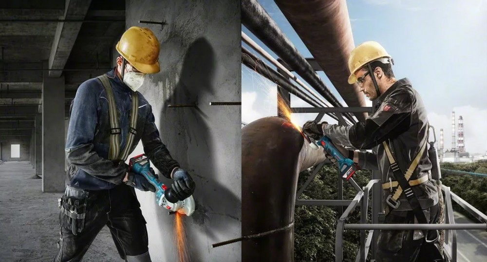 ชุดสุดคุ้ม สว่านกระแทกไร้สาย BOSCH GSB 185-LI + เครื่องเจียรไร้สาย BOSCH GWS 180 LI (พร้อมแท่นชาร์จและเเบตเตอรี่)