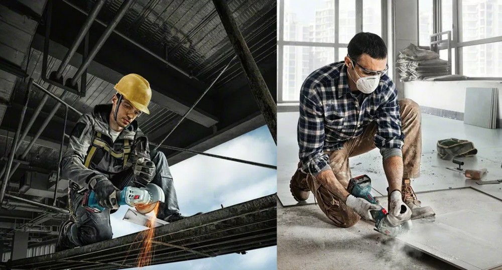 ชุดสุดคุ้ม สว่านกระแทกไร้สาย BOSCH GSB 185-LI + เครื่องเจียรไร้สาย BOSCH GWS 180 LI (พร้อมแท่นชาร์จและเเบตเตอรี่)