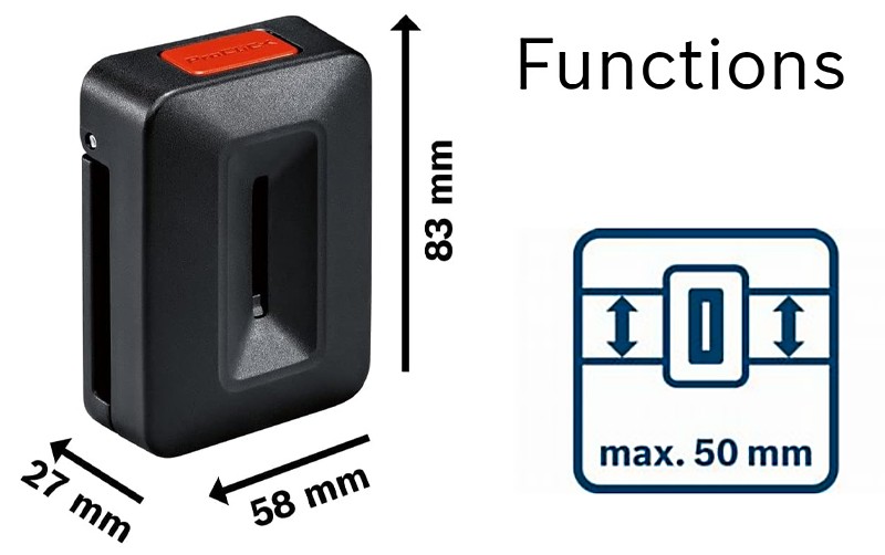 ตัวต่อปลดเร็ว Bosch ProClick Holder (ใช้สำหรับกระเป๋าเครื่องมือ GWT 2 และ GWT 4) 