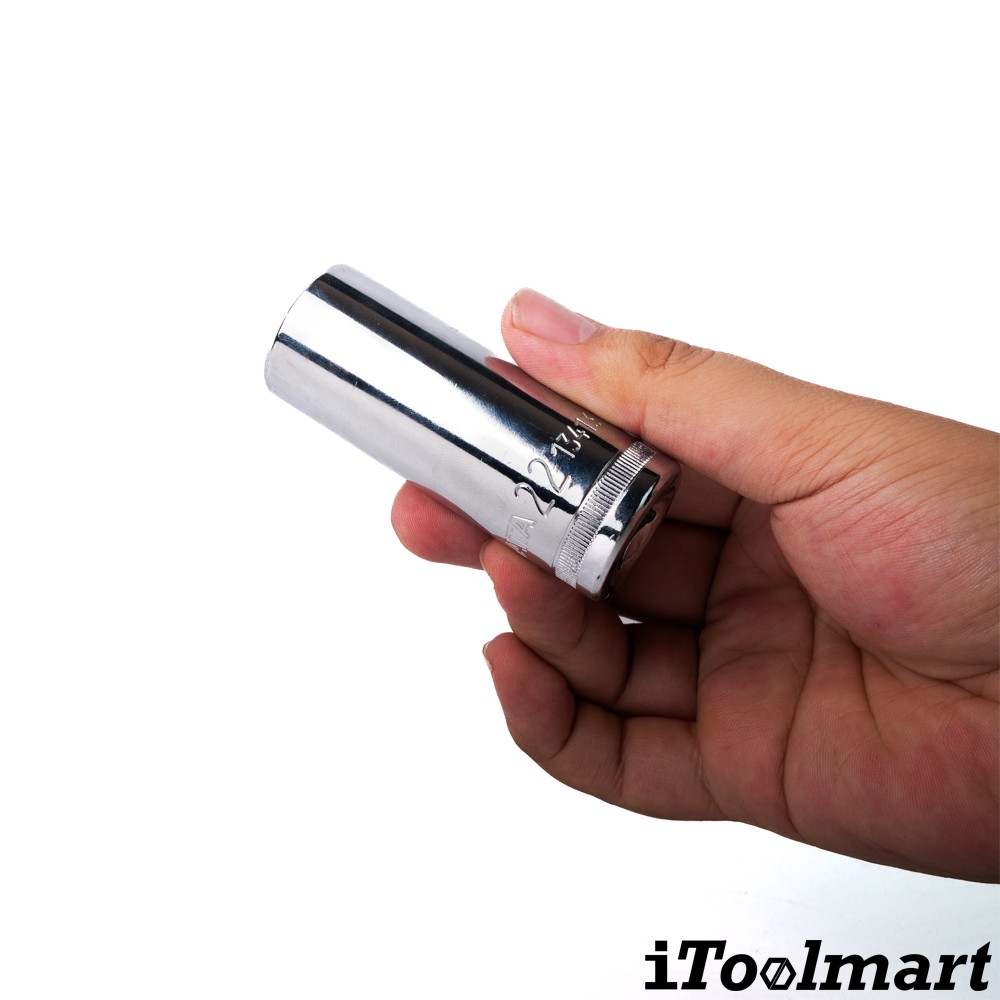 ลูกบล็อกยาว 22 mm. 1/2 นิ้ว 6 เหลี่ยม SATA 13413