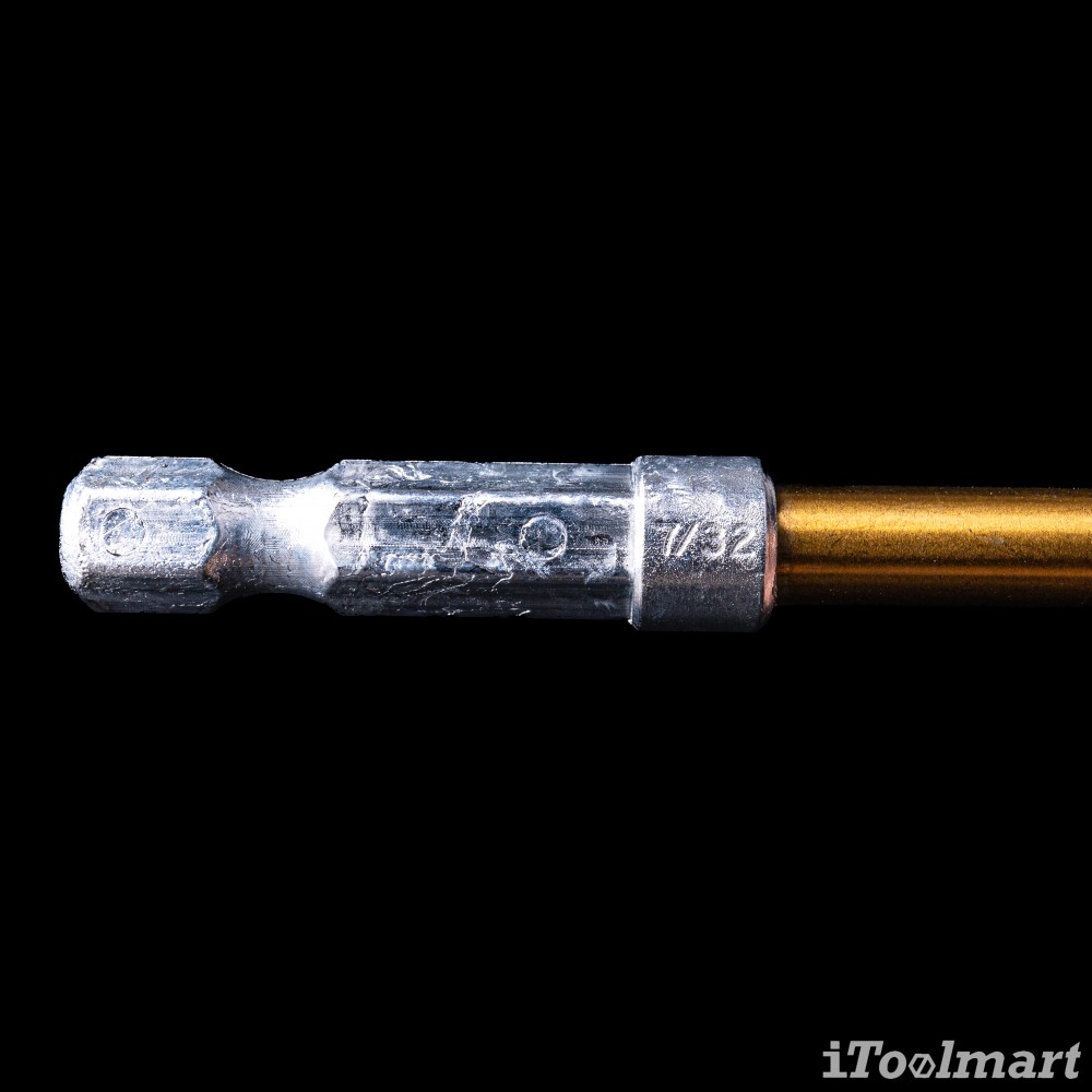ดอกสว่านเจาะเหล็กอย่างดี MONTANA MB-64611 เคลือบไทเทเนียม ก้าน HEX ขนาด 7/32 นิ้ว 5.6 mm