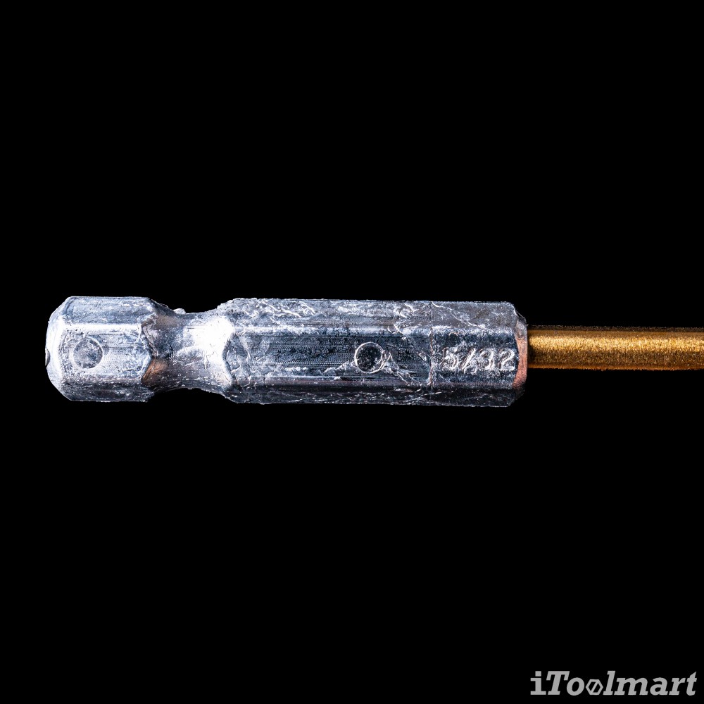 ดอกสว่านเจาะเหล็กอย่างดี MONTANA MB-64607 เคลือบไทเทเนียม ก้าน HEX ขนาด 5/32 นิ้ว 4.0 mm