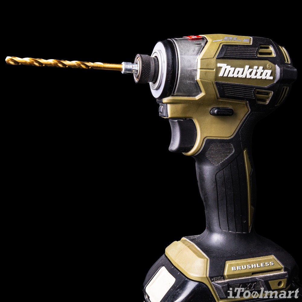 ดอกสว่านเจาะเหล็กอย่างดี MONTANA MB-64612 เคลือบไทเทเนียม ก้าน HEX ขนาด 15/64 นิ้ว 6.0 mm