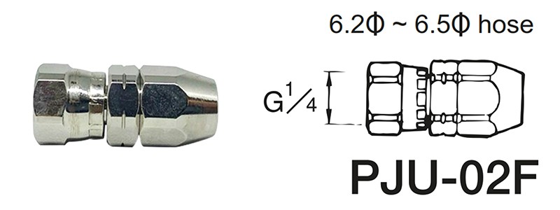 ข้อต่อ Anest Iwata PJU-02F URETHANE HOSE JOINT