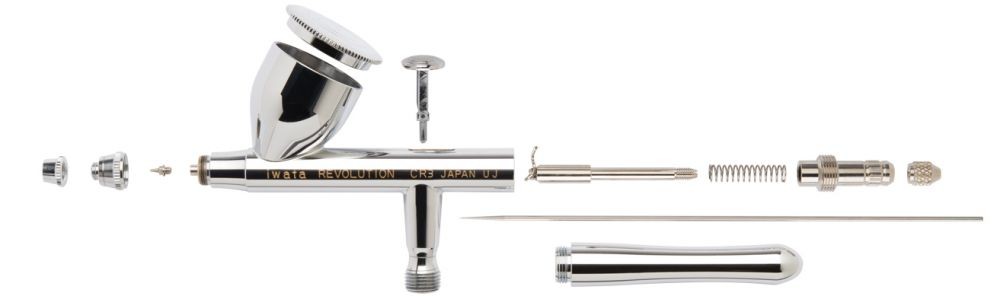 ปากกาแอร์บรัช Iwata Revolution R4503 Airbrush (HP-CR 3) 0.3 mm.