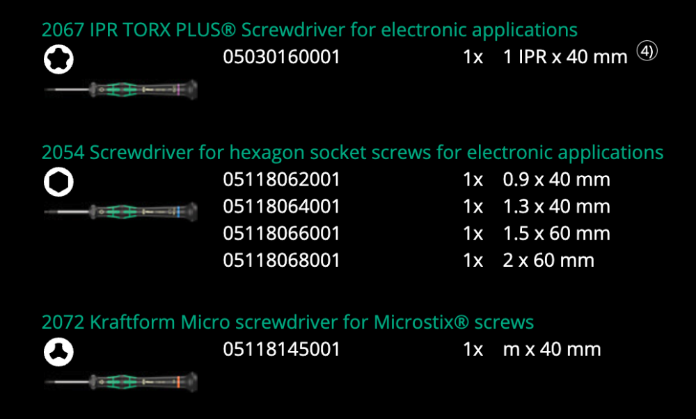 ชุดไขควง Wera Kraftform Micro Big Pack 2 05134027001 ชุด 29 ชิ้น (Limited Edition)