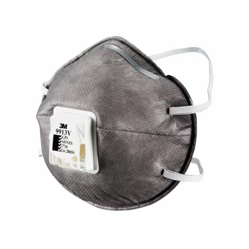 ผ้าปิดจมูก 3M 9913V หน้ากาก P1 หน้ากากกรองไอระเหยสารอินทรีย์ (10ชิ้น)
