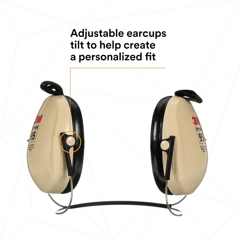 ที่ครอบหูลดเสียง 3M H6B/V PELTOR Optime 95 แบบคาดหลังศีรษะ