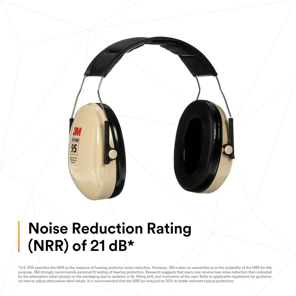 ที่ครอบหูลดเสียง 3M H6A/V PELTOR Optime 95 แบบคาดศีรษะ
