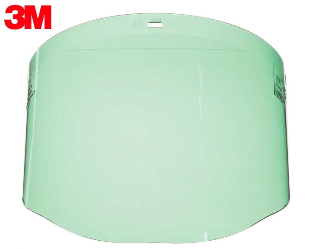 กระบังหน้า 3M WP96B เลนส์โพลีคาร์บอเนตสีเขียวเข้มตัดแสง สำหรับหน้ากากนิรภัย