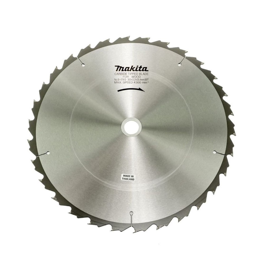 ใบเลื่อยวงเดือน MAKITA B-17435 สำหรับตัดไม้ ขนาด 14 นิ้ว 30 ฟัน