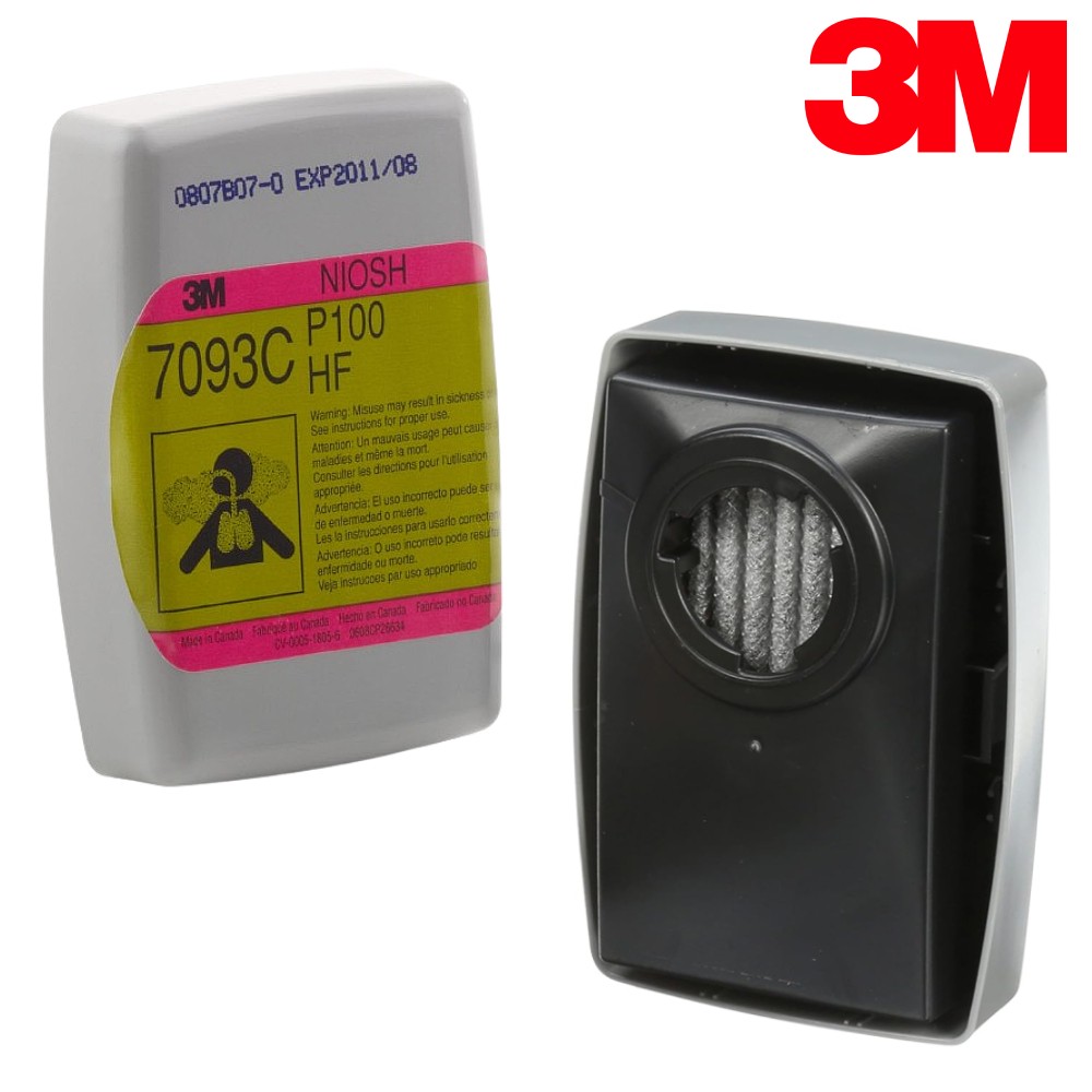 ตลับกรอง 3M 7093C ตลับกรองอนุภาคประสิทธิภาพสูง กรองไอระเหยและไอกรด, อนุภาค P100