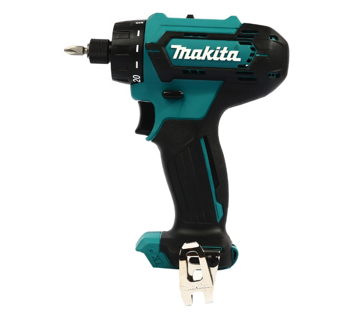 สว่านไขควงไร้สาย MAKITA DF033DZ ขนาด 1/4 นิ้ว 12V แรงบิด 28 นิวตันเมตร (ตัวเปล่า)