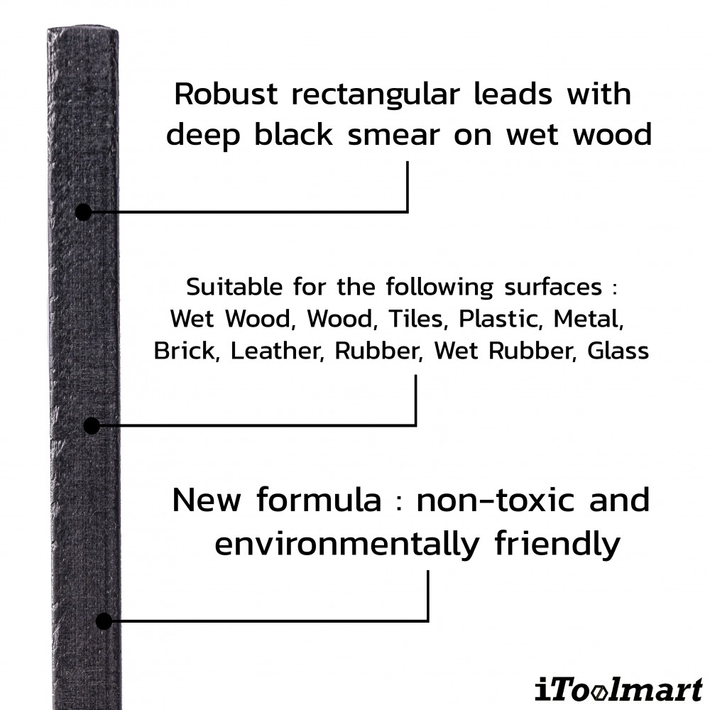 PICA BIG DRY refills ANILINE 2.0, All-weather leads 6051/SB 2 x 5 mm.