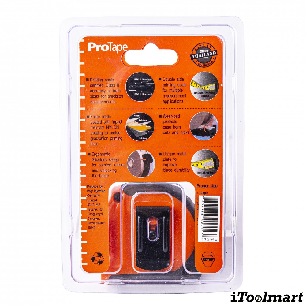 Measuring Tape PROTAPE 312ME P-series 3.5 m.