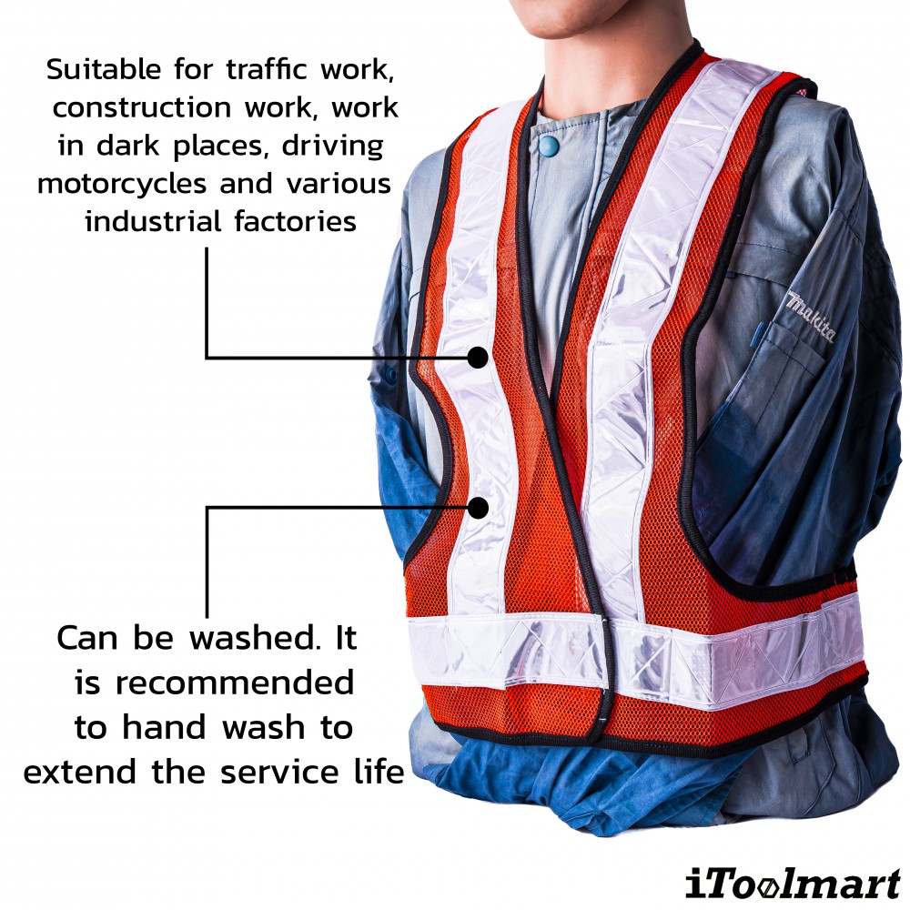 Safety vest PROTAPE SM420 orange