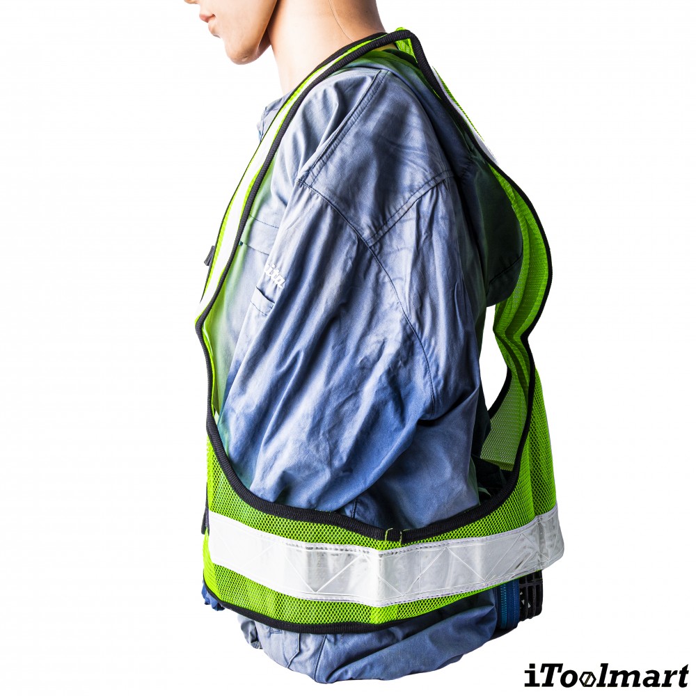 Safety vest PROTAPE SM420G green