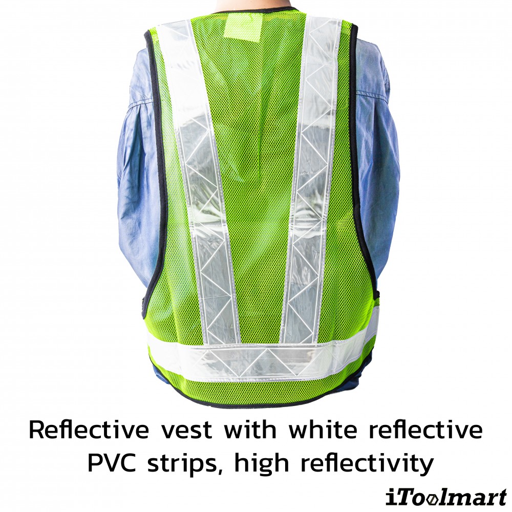 Safety vest PROTAPE SM420G green