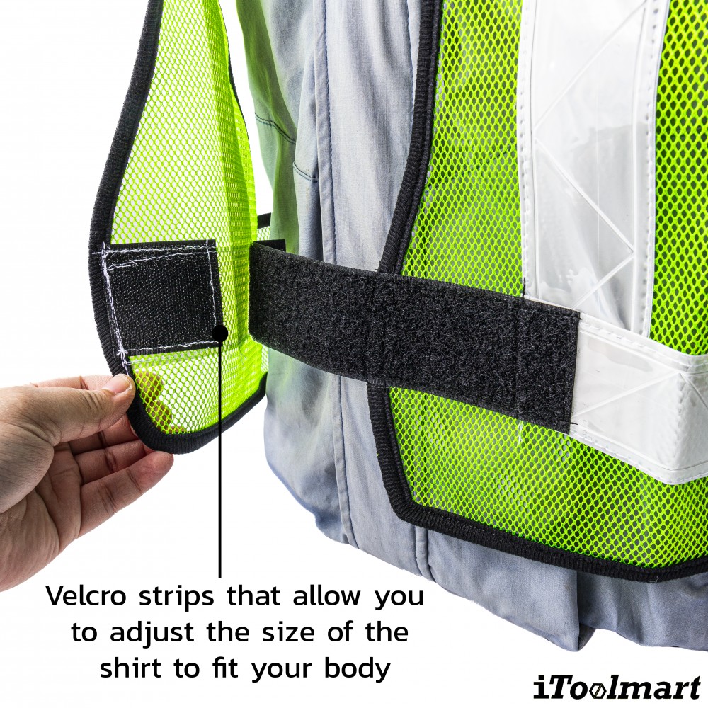 Safety vest PROTAPE SM420G green