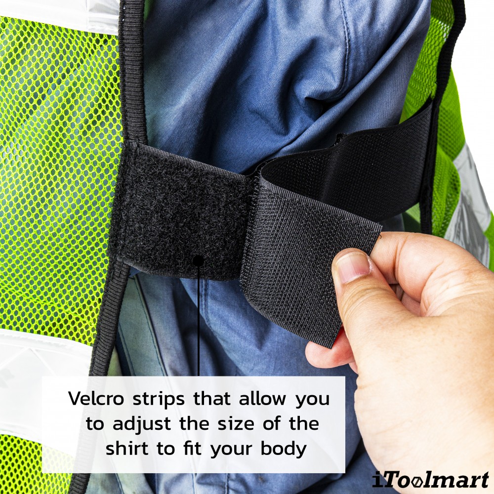 Safety vest PROTAPE SM421G green