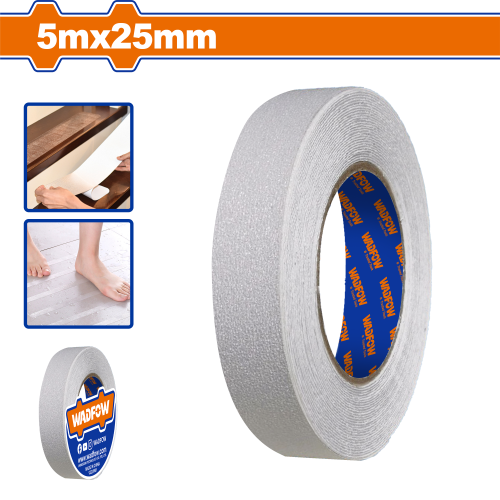 เทปกันลื่น WADFOW WPN3525 ขนาด 5 m x 25 mm.