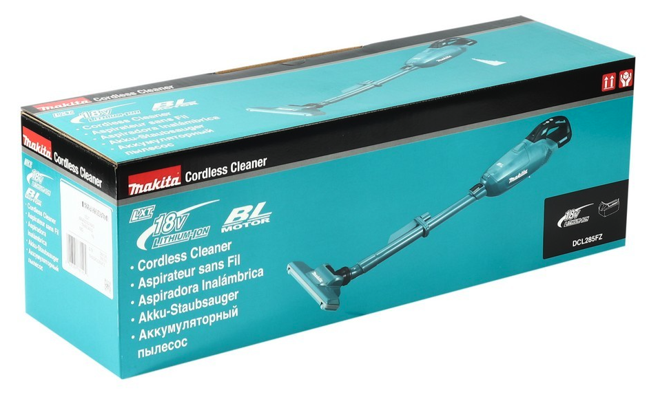 เครื่องดูดฝุ่นไร้สาย MAKITA DCL285FZ 18V. ความจุ 500 มล. ปรับระดับได้ 4 สปีด แรงดันลมสูงสุด 15.5 kPa (ตัวเปล่า)
