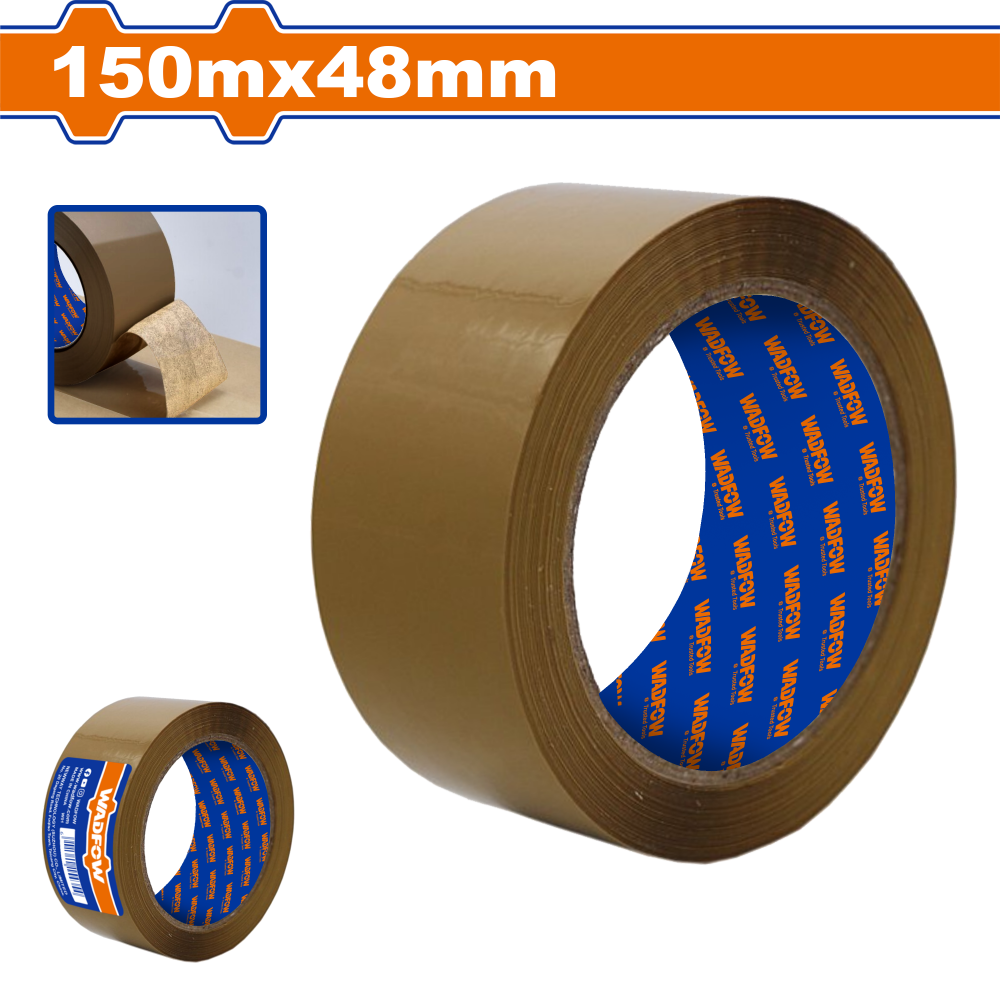 เทปกาว WADFOW WPN1H61 สีน้ำตาล ขนาด 150 m x 48 mm.