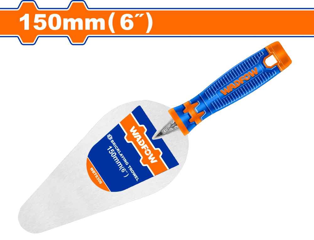 เกรียง WADFOW WBT8306 เกรียงก่อปูน เกรียงสามเหลี่ยม ขนาด 150 มม. (6 นิ้ว)
