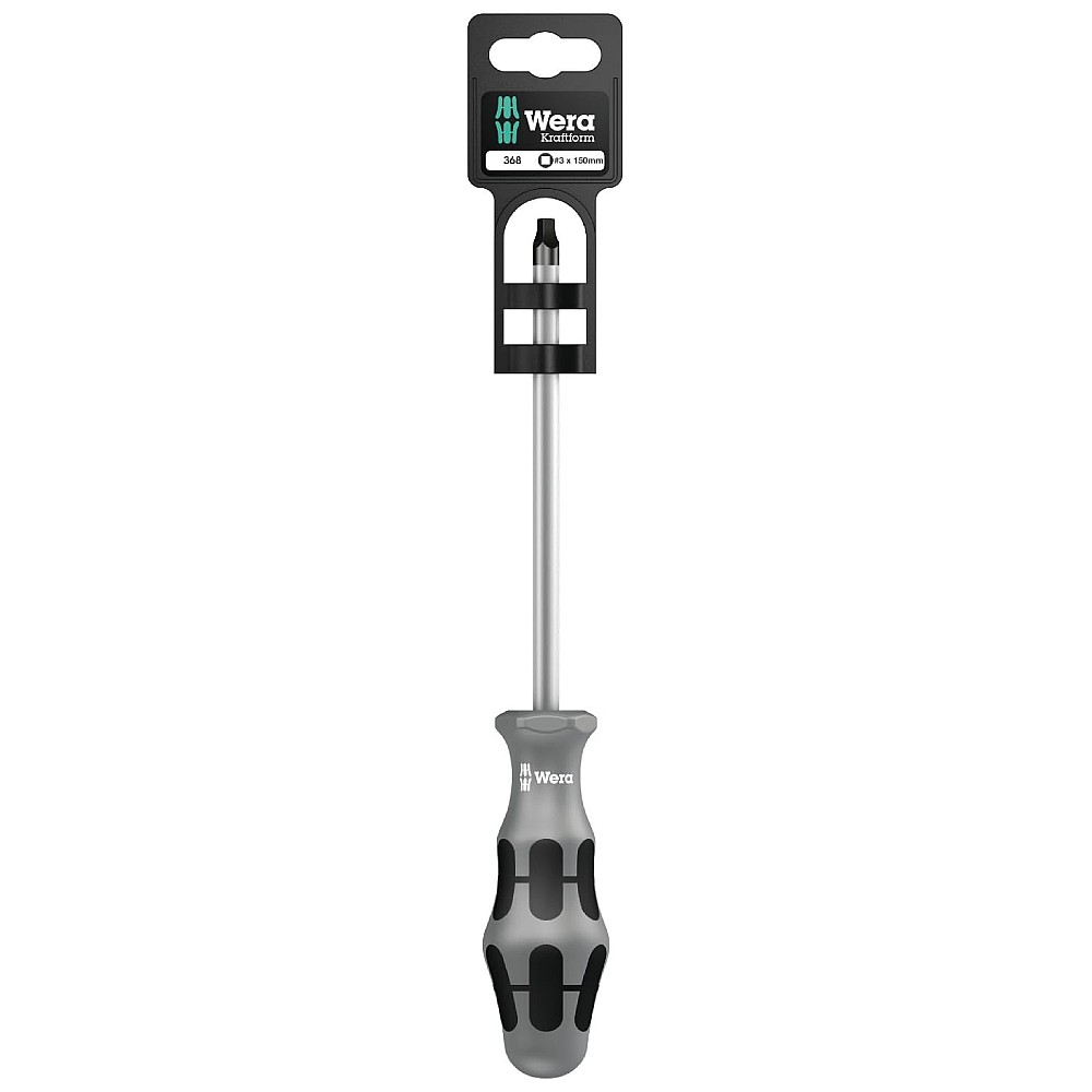 ไขควง Wera 368 SB สำหรับสกรูหัวหกเหลี่ยม สีเทา ขนาด 3 x 150 mm. 05100072001
