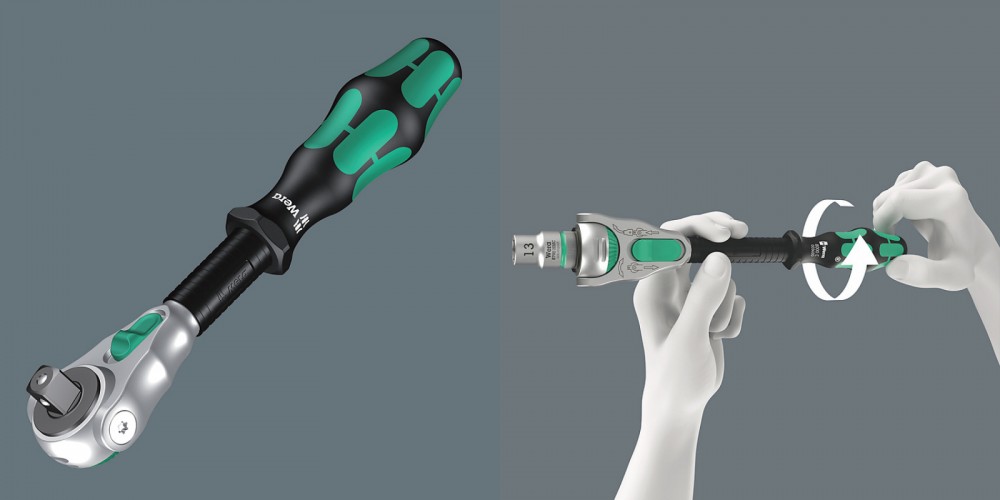 ชุดบล็อก Wera Kraftform Kompakt Zyklop MS1 Metal/Speed ขนาด 1/4 นิ้ว