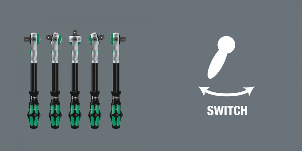 ชุดบล็อก Wera Kraftform Kompakt Zyklop MS1 Metal/Speed ขนาด 1/4 นิ้ว