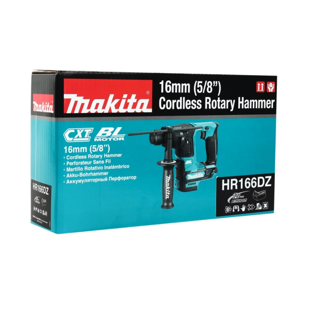 สว่านโรตารี่ไร้สาย MAKITA HR166DZ 12V. ขนาด 16 มม. BL Motor (ตัวเปล่า)