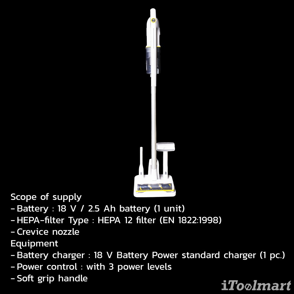 เครื่องดูดฝุ่นไร้สาย Karcher VCS 3 Cordless 1 198 801 0