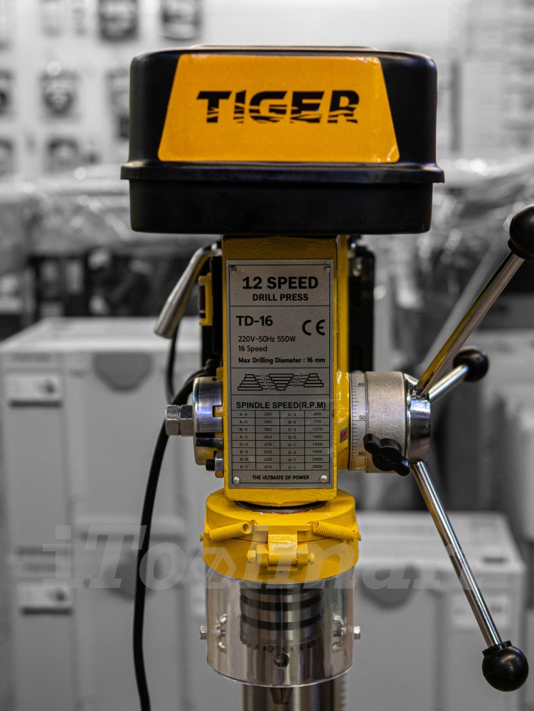 สว่านแท่น TIGER TD 16 ขนาด 16 mm กำลังไฟ 550W 