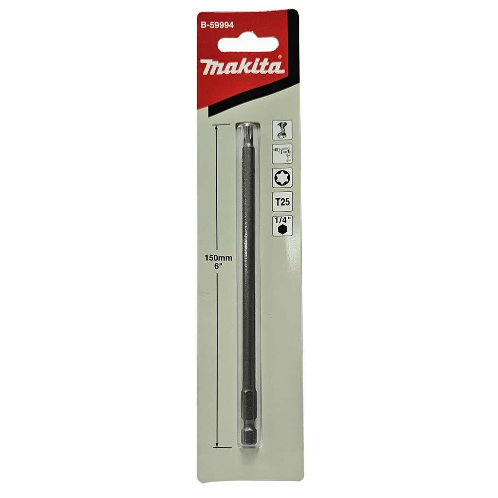 ดอกไขควงทอกซ์ MAKITA ขนาด T 25 x 150 mm รุ่น B 59994