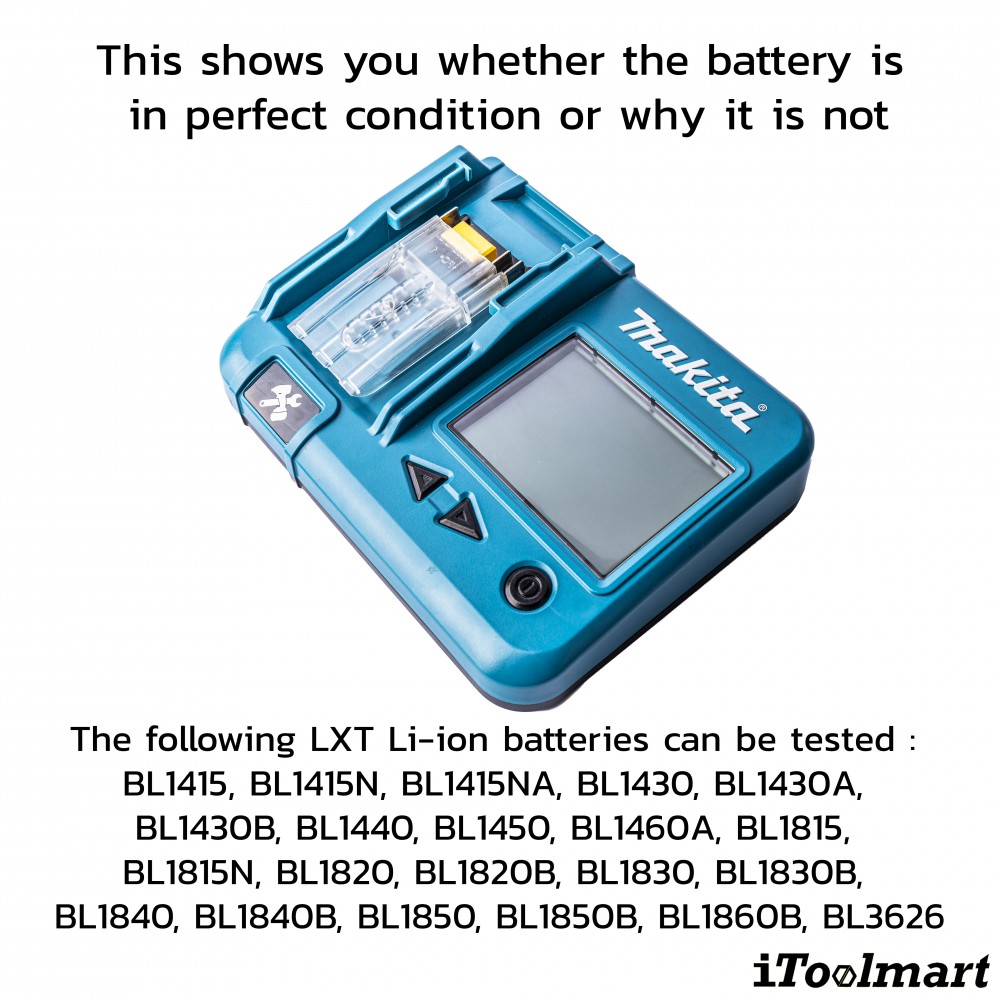 เครื่องทดสอบแบตเตอรี่ Makita BTC04 Portable Battery Checker for Battery 18V