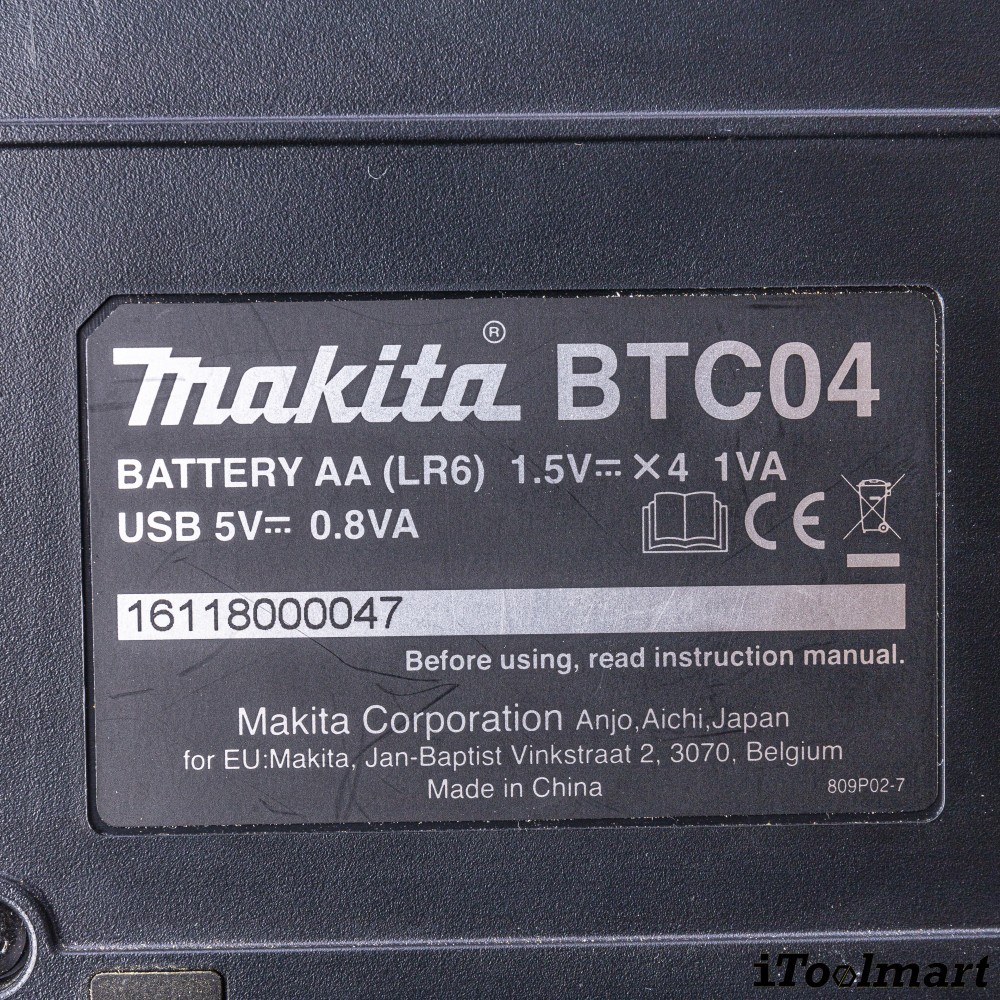 เครื่องทดสอบแบตเตอรี่ Makita BTC04 Portable Battery Checker for Battery 18V