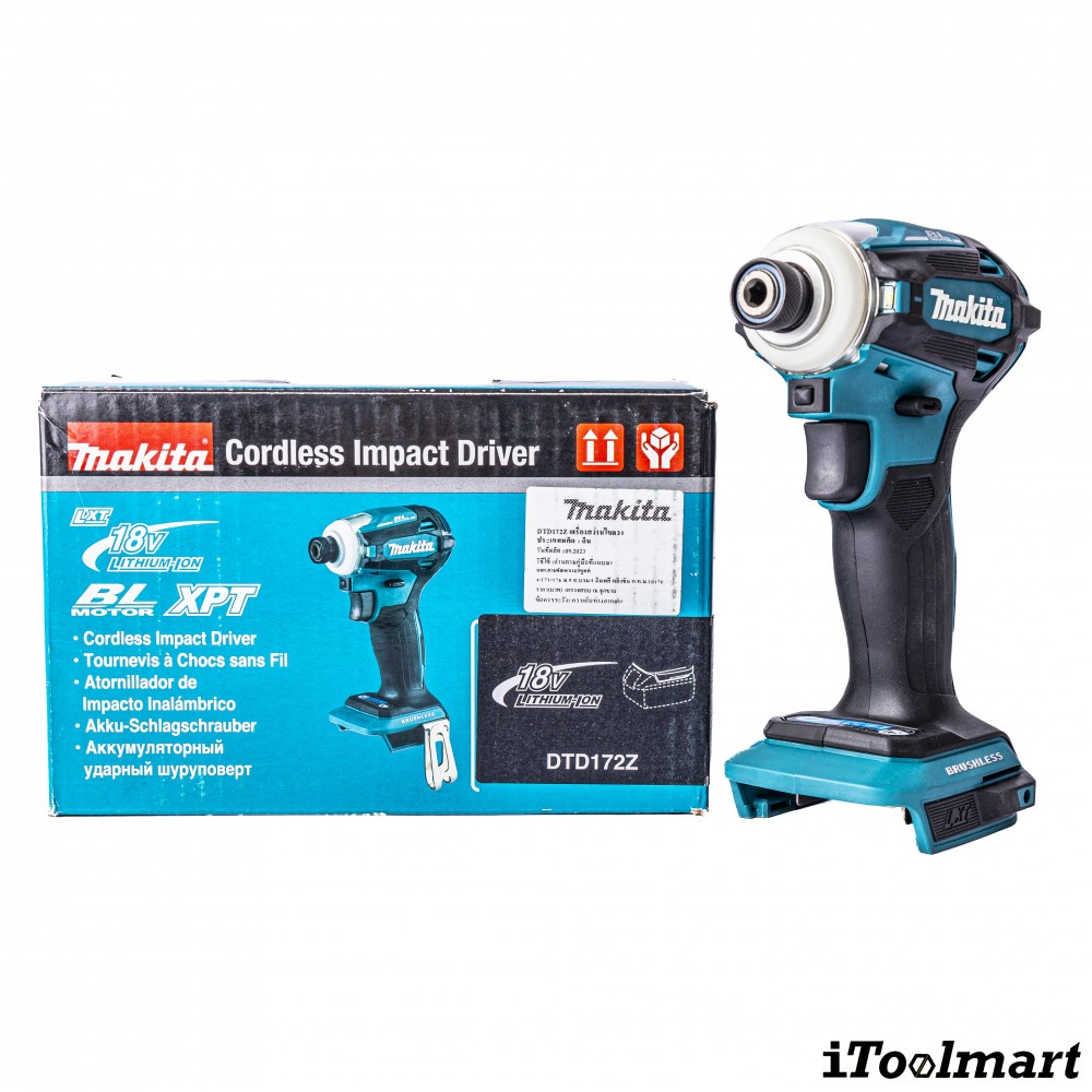 สว่านไขควงกระแทกไร้สาย MAKITA DTD172Z 18V  ตัวเปล่า 