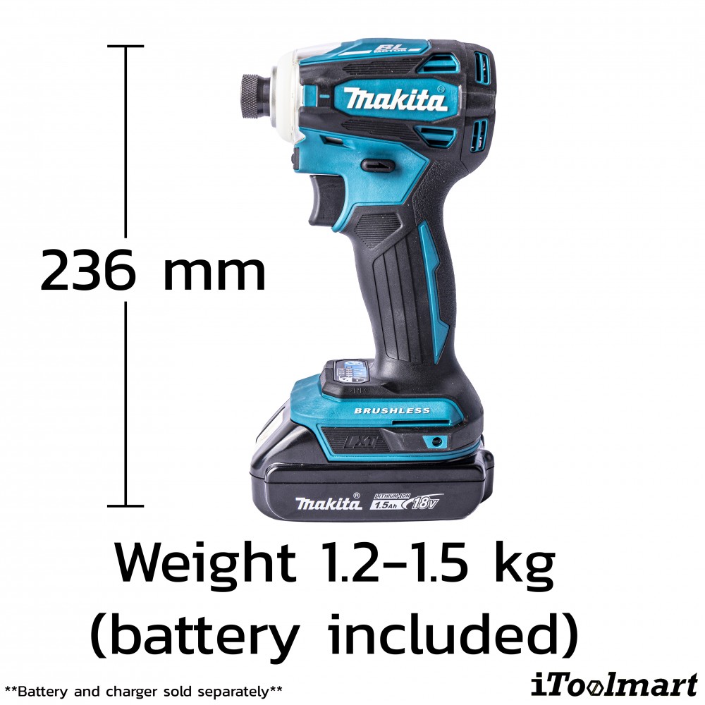 สว่านไขควงกระแทกไร้สาย MAKITA DTD172Z 18V  ตัวเปล่า 