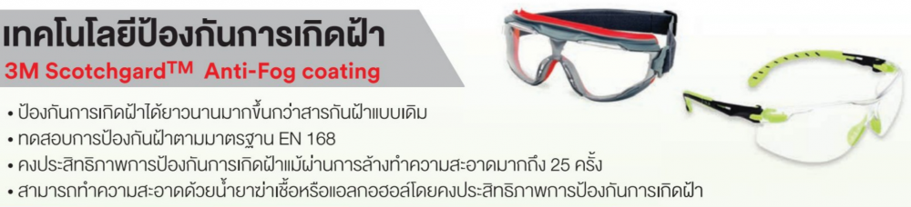 แว่นตานิรภัย 3M 1710 แว่นเซฟตี้เลนส์ใส เคลือบแข็งป้องกันรอยขีดข่วน 7010385486
