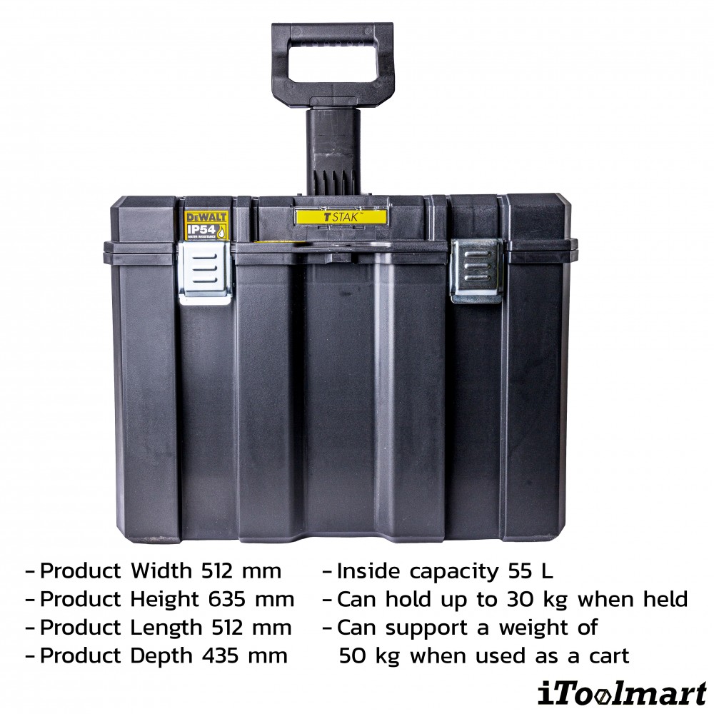 กล่องเครื่องมือช่าง DEWALT DWST83347 1 TSTAK พร้อมล้อเข็น