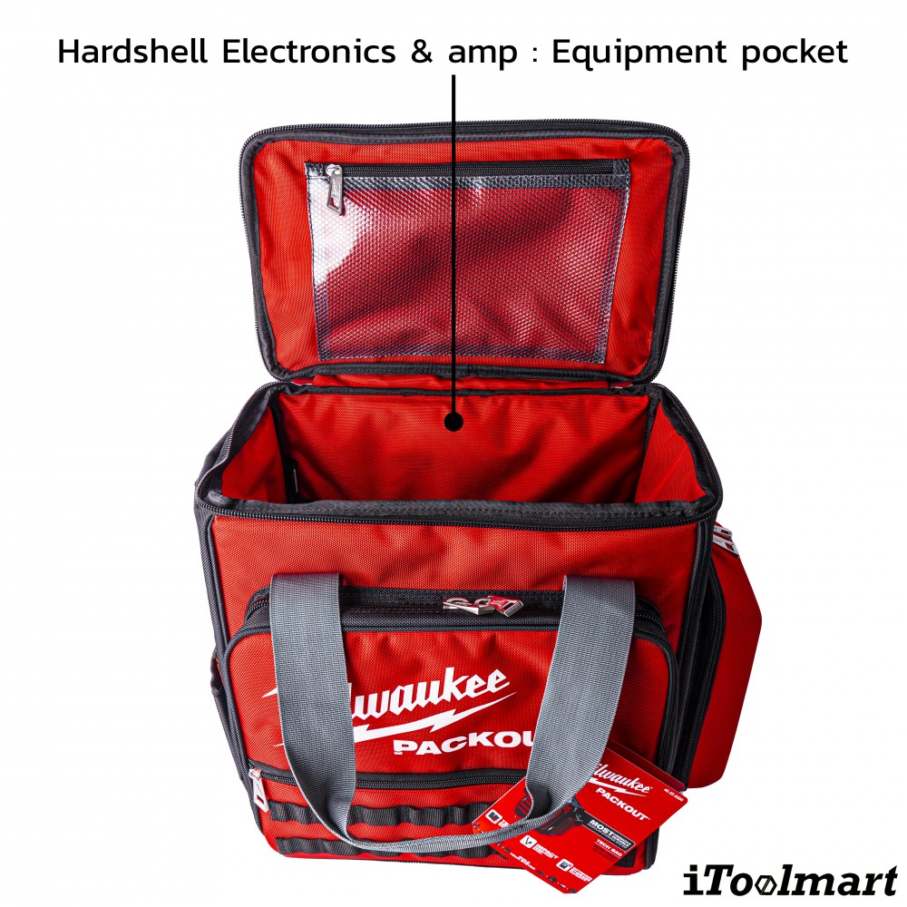 กระเป๋าสะพายข้าง Milwaukee 48 22 8300 PACKOUT สามารถต่อกับกล่องเครื่องมือได้