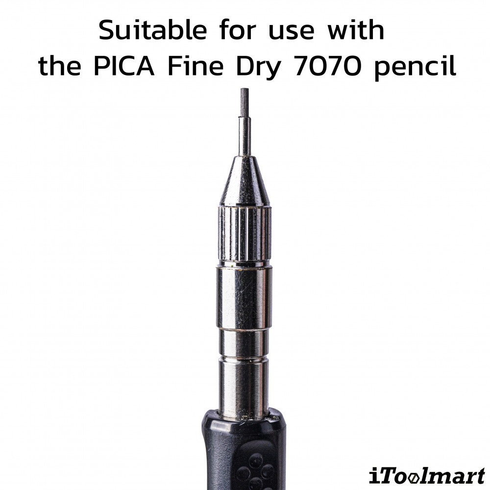 ไส้ดินสอ PICA Fine Dry Graphite lead 7050 SB H ขนาด 0 9 mm สำหรับเขียนหลายวัสดุ