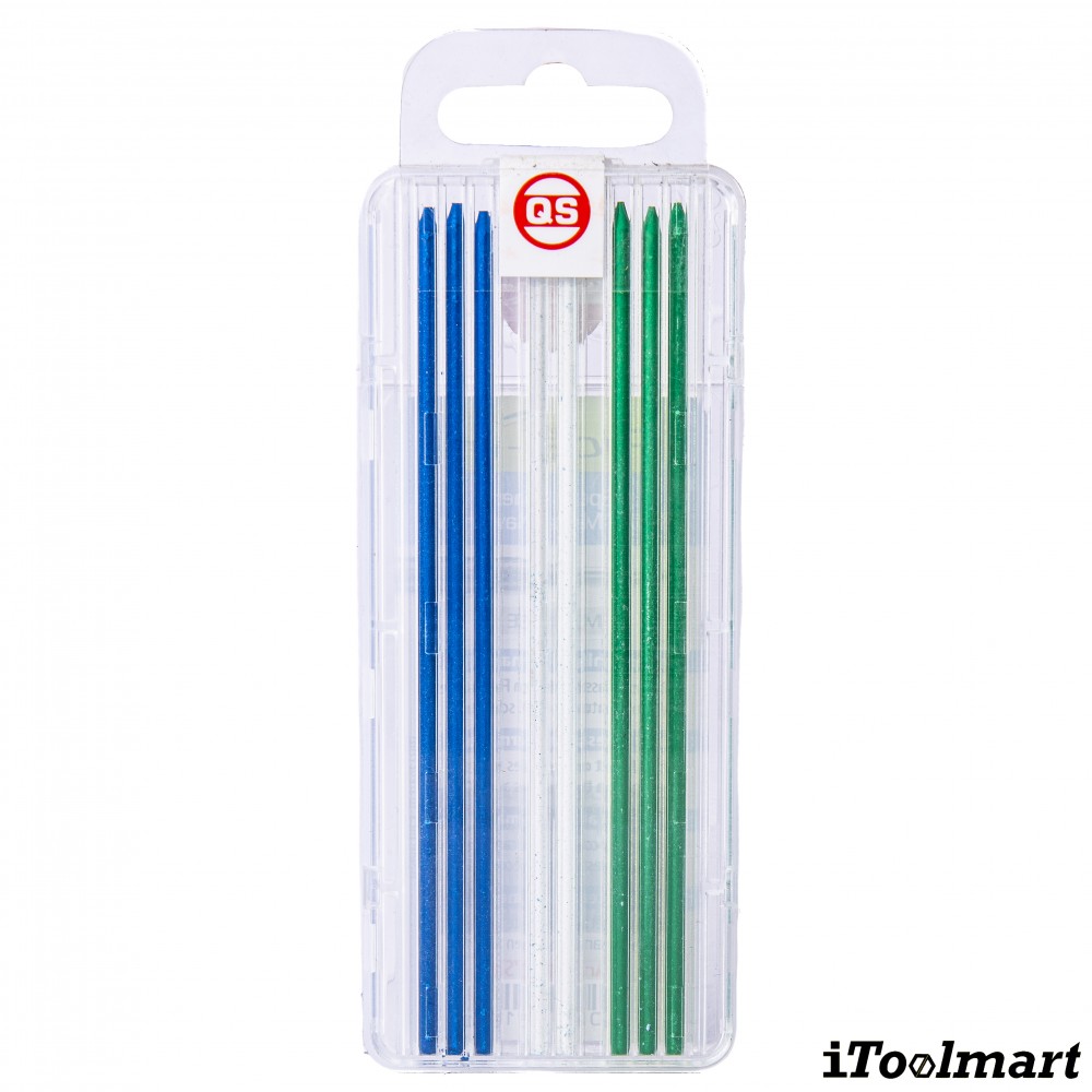 ไส้ดินสอ PICA DRY special refills basic set 4040 SB ฟ้า ขาว เขียว ขนาด 2 8 mm สำหรับเขียนกระเบื้อง
