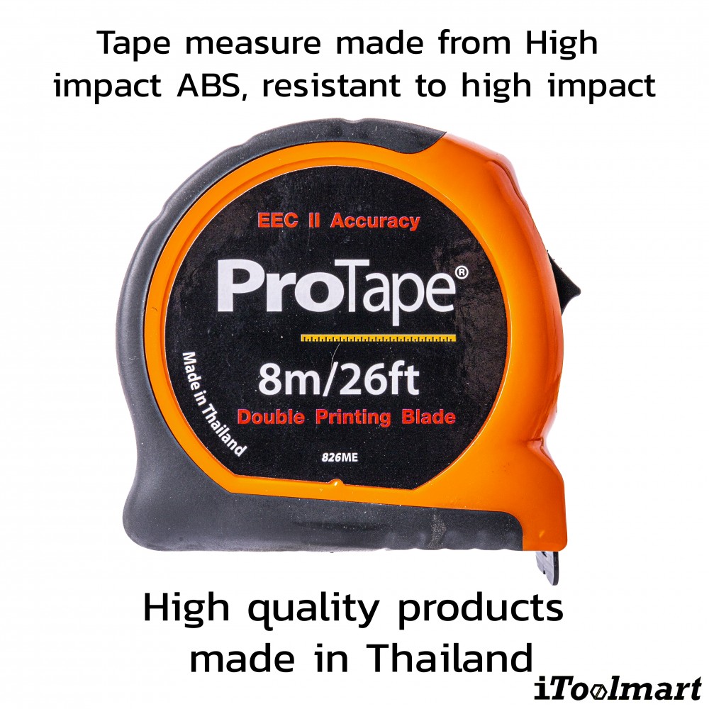 ตลับเมตร PROTAPE 826ME P series ขนาด 8 เมตร